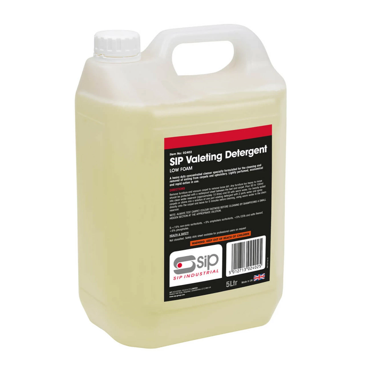 Wholesale 🤩 SIP 02402 5 Litre Valeting Detergent ❤️ 1 Wholesale 🤩 SIP 02402 5 Litre Valeting Detergent ❤️