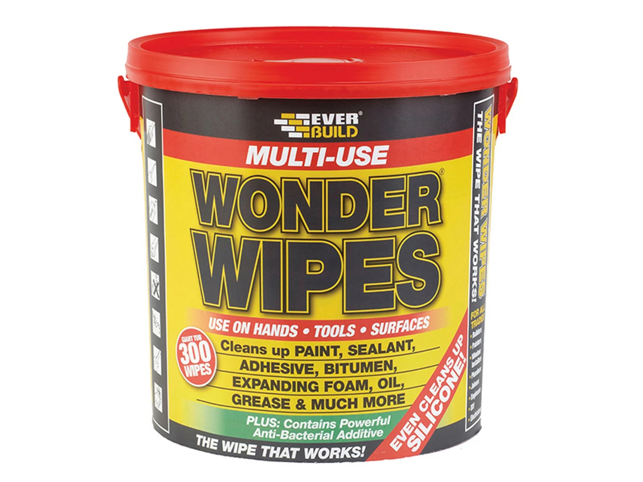 Best Pirce ๐ Everbuild Giant Wonder Wipes Tub Of 300 ๐ 1 Best Pirce ๐ Everbuild Giant Wonder Wipes Tub Of 300 ๐