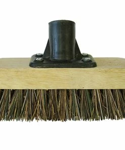 Promo 🎉 Faithfull FAIBRDECKSCR Deck Scrub Broom Head 175mm (7in) Threaded Socket ❤️
