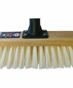 Budget 🥰 Faithfull FAIBRSOFT12R Broom Head Soft Cream PVC Bristle 300mm (12in) Threaded Socket 🌟