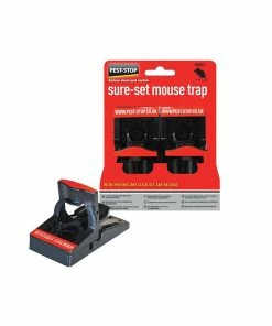 New ✔️ Pest-Stop (Pelsis Group) PRCPSSPT Sure-Set Mouse Trap (Twin Pack) ❤️