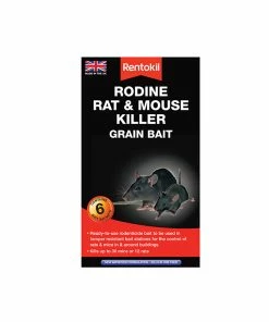 New ✨ RentoKilrock RKLPSMR13 Rodine Rat & Mouse Killer Grain Bait (Sachets 6) 👍